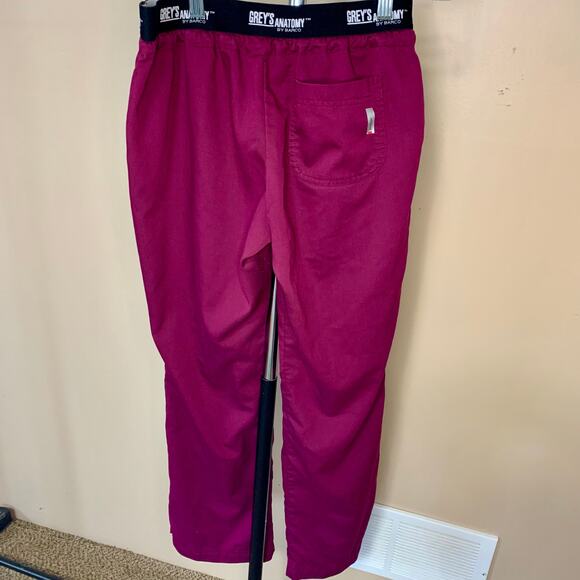 Maroon Grey's Anatomy Active Scrub Pants - Picture 4 of 5